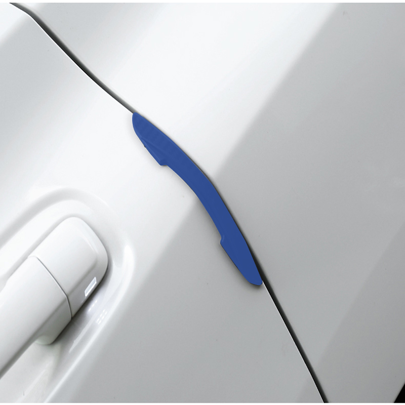 UK 4x Car Blue Door Edge Guard Strip Scratch Protector Anticollision
