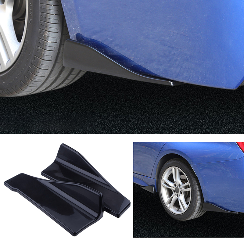 EBTOOLS 35cm Carbon Fiber Side Skirts Automobile Universal Side Skirt//Rear Bumper Lip Splitter Winglet Aprons