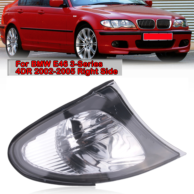 1x Right Side Turn Signal Corner Light Clear Lens for BMW 3 Series E46