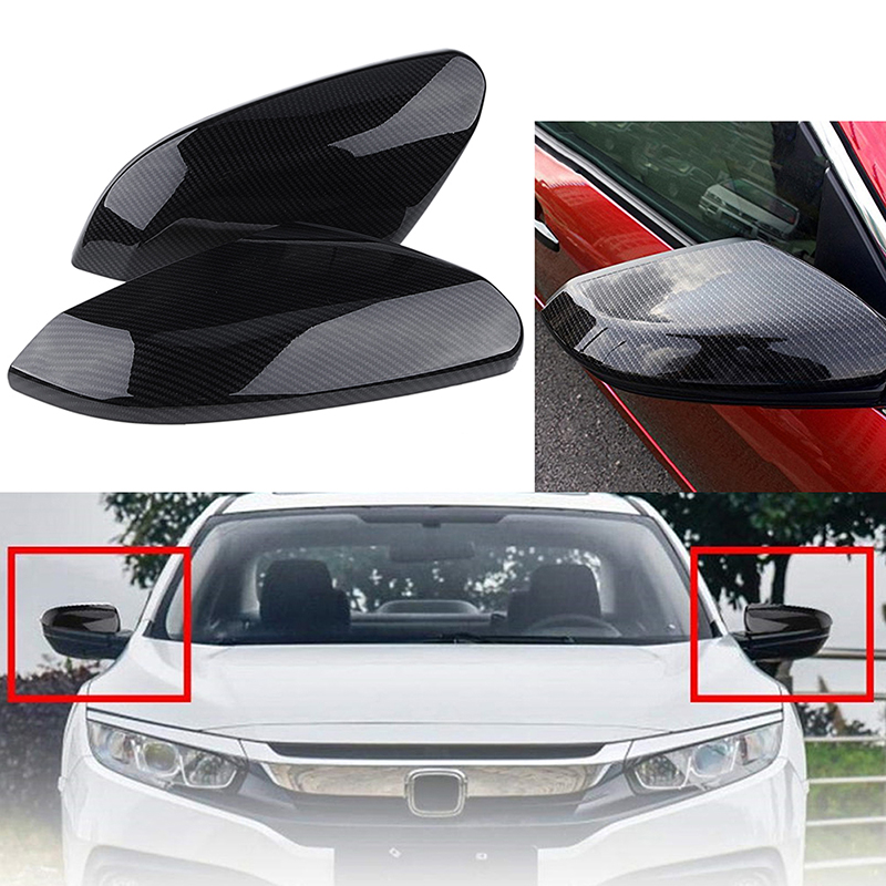 FOR 20162020 HONDA CIVIC CARBON FIBER SIDE VIEW MIRROR REPLACEMENT
